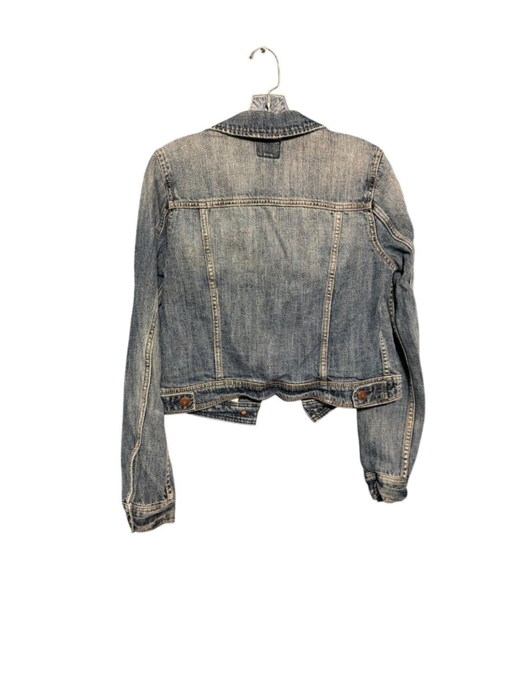 American Eagle Womens Distressed Denim Jacket - Picture 2 of 4